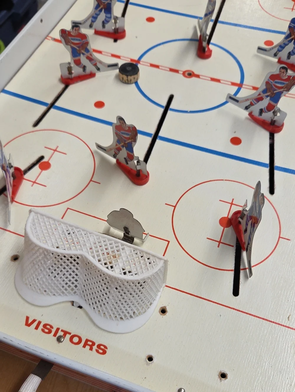 1960's Munro Games Pro League table top Hockey game w/ box Montreal vs Toronto
